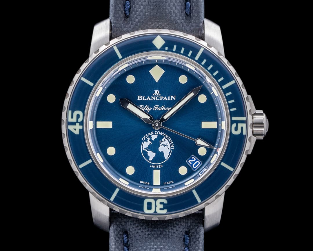 Blancpain Fifty Fathoms Ocean Commitment III Limited Edition Blue Dial