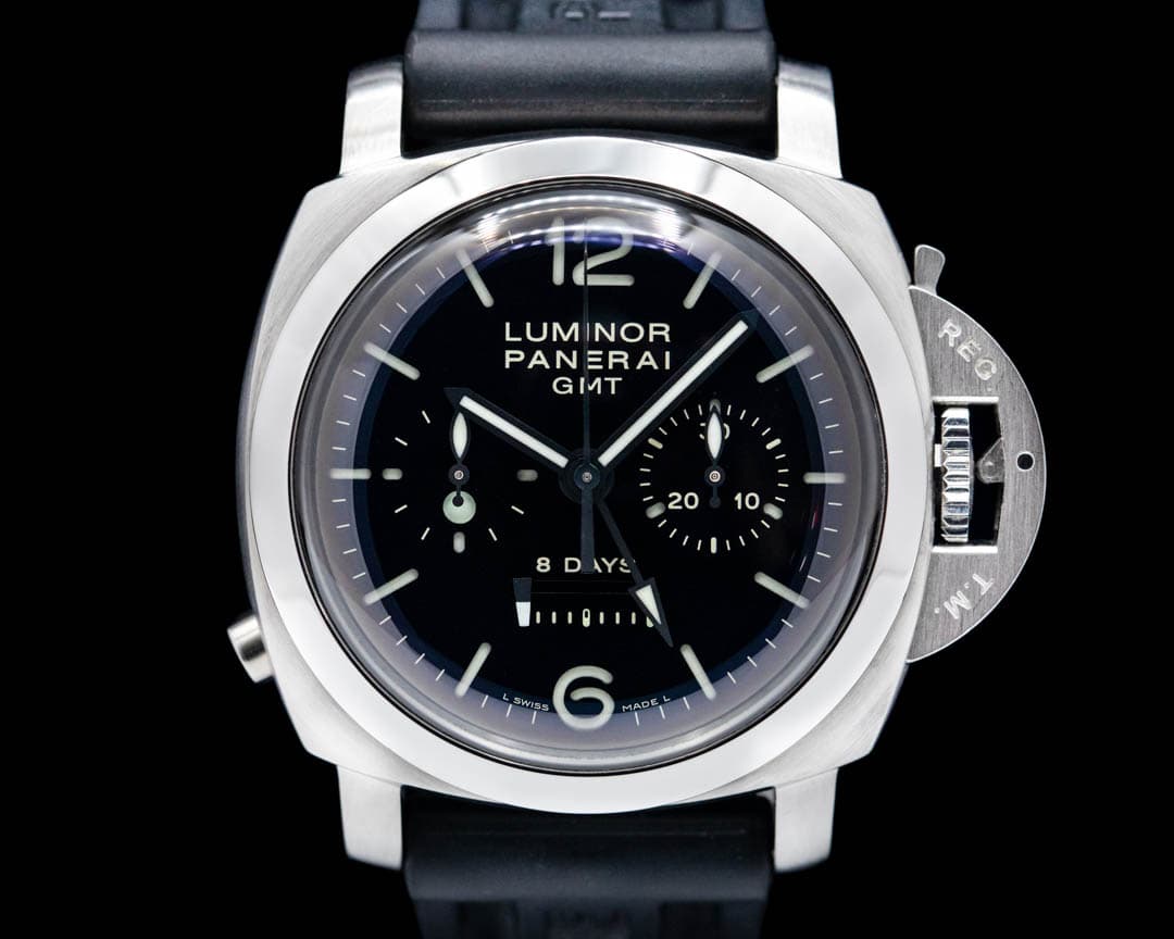 Panerai Luminor 1950 Chrono Monopulsante 8 Days GMT COMPLETE