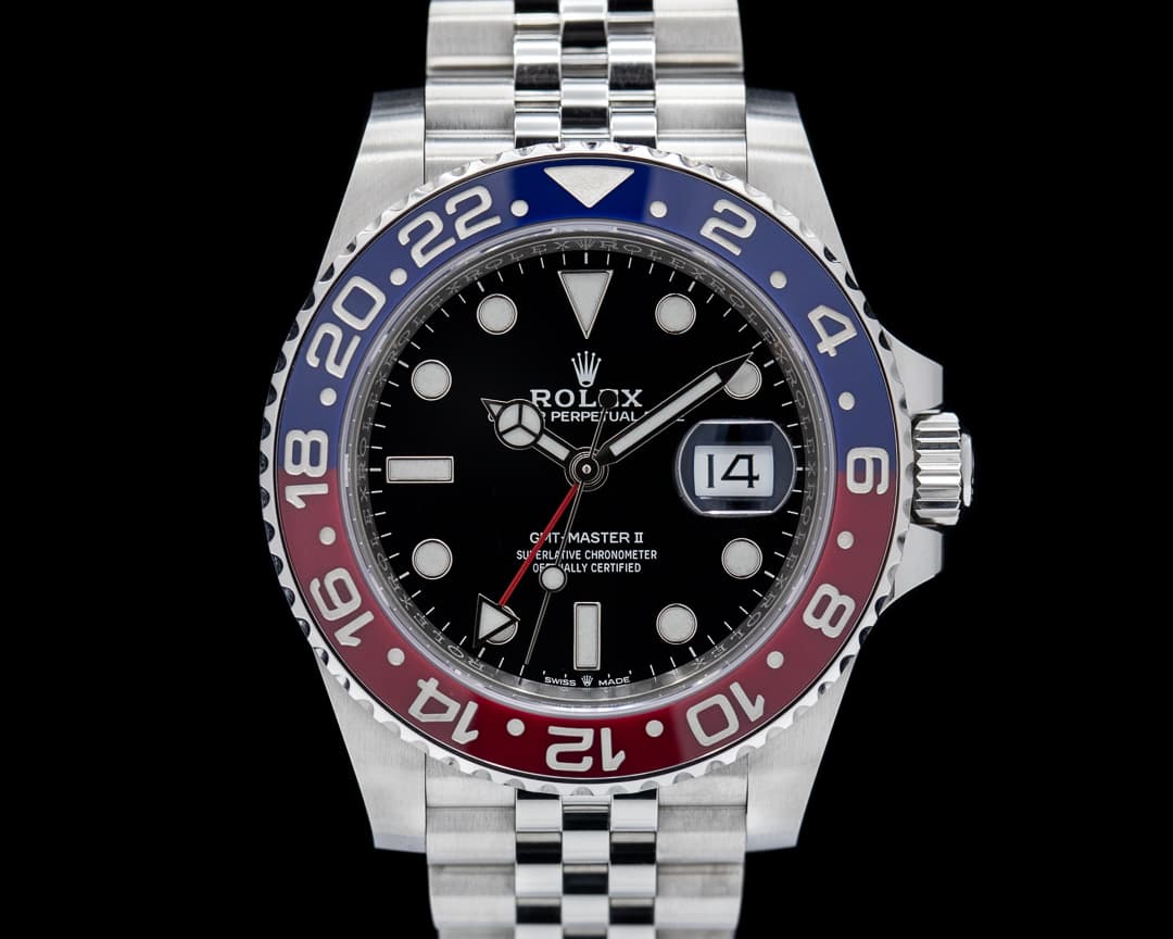 Rolex GMT Master II Ceramic 126710 "Pepsi" SS Jubilee