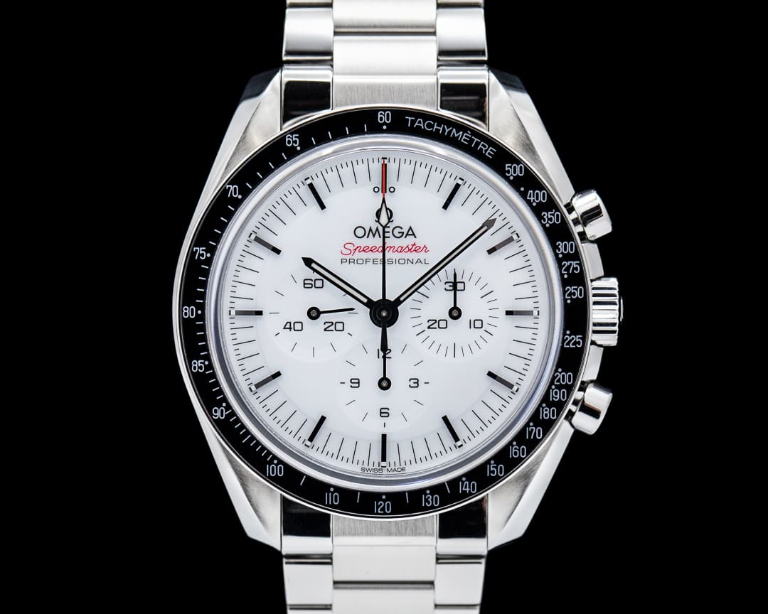 Omega Speedmaster Professional Sapphire Sandwich White Dial NEW MODEL 2024