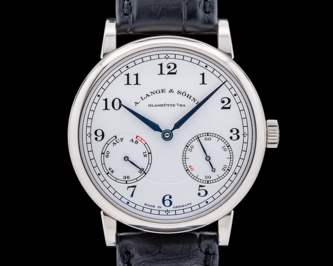 A. Lange and Sohne 1815 Up & Down CELLINI 40th Anniversary 18K White Gold