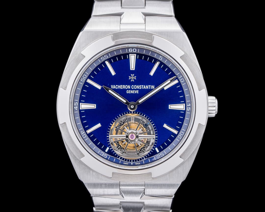Vacheron Constantin Overseas 6000V/110A Tourbillon SS Blue Dial