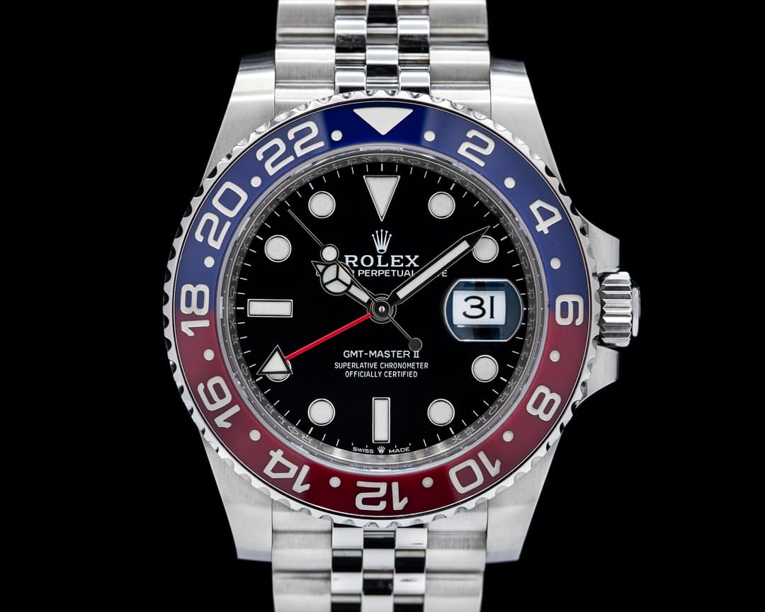 Rolex GMT Master II Ceramic 126710 "Pepsi" SS Jubilee