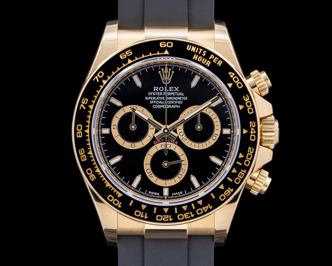 Rolex Daytona Oysterflex 126518LN Black Dial 18K Yellow Gold 2024