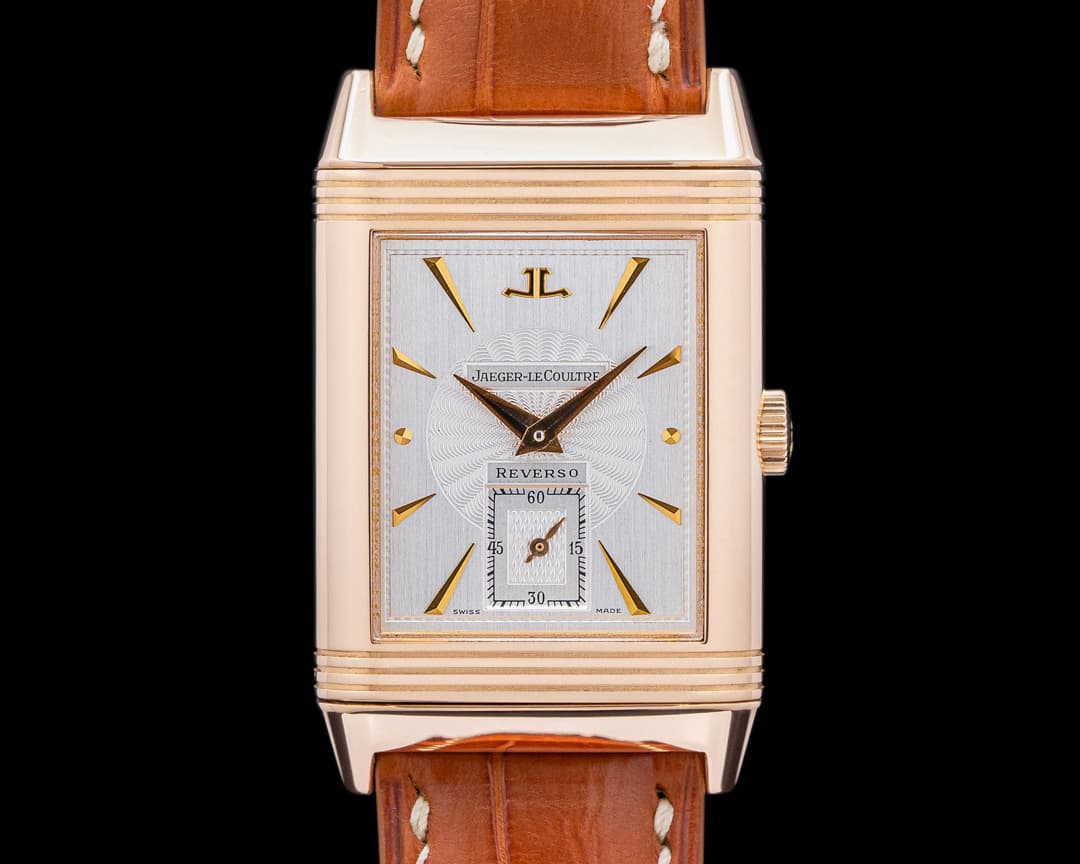 Jaeger LeCoultre Reverso Art Deco 18K Rose Gold / Deployant Buckle