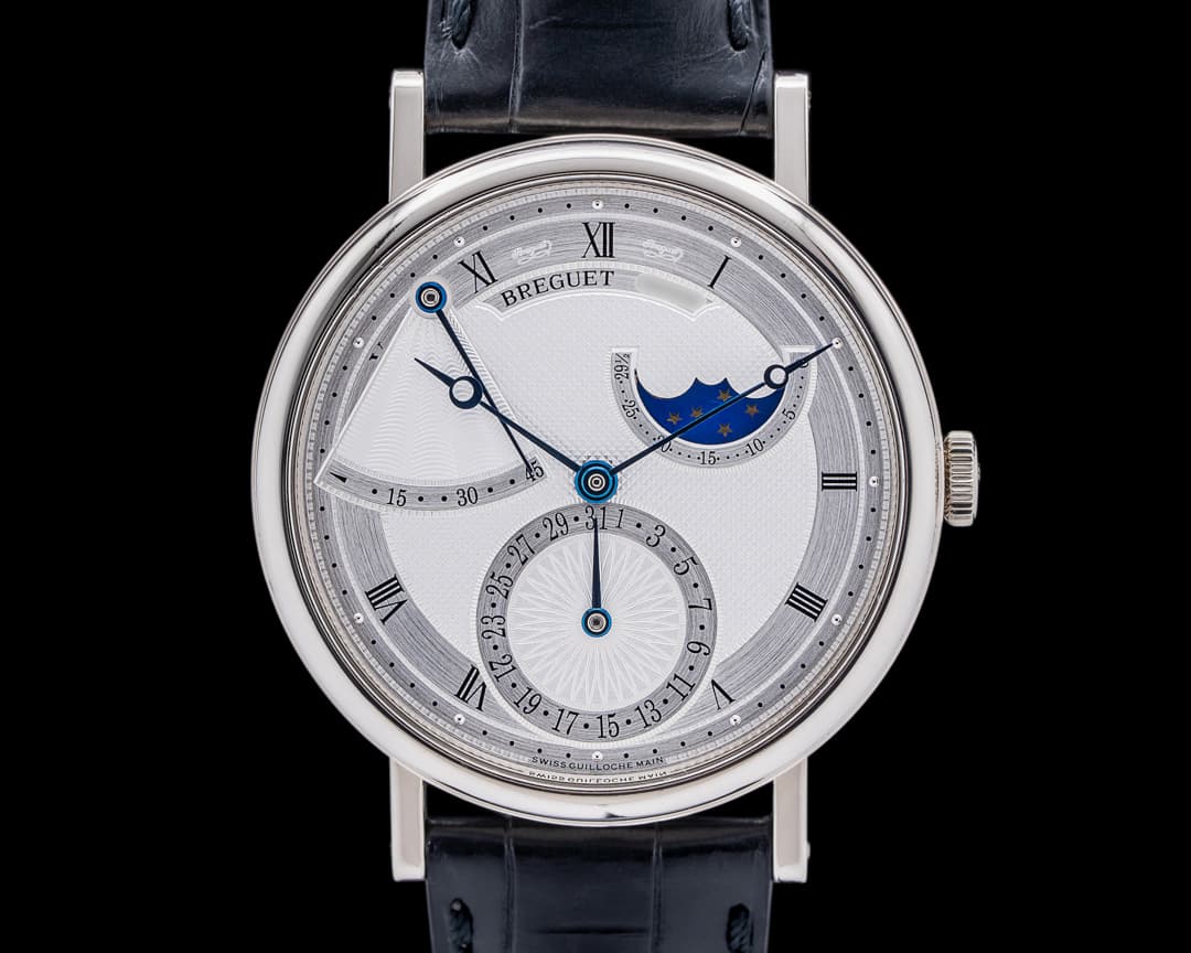 Breguet Classique Power Reserve Moon 18K White Gold