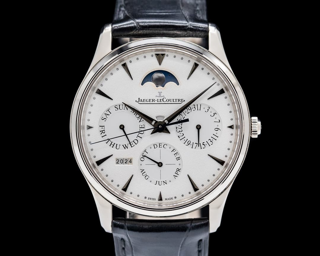 Jaeger LeCoultre Master Ultra Thin Perpetual Calendar 18K White Gold