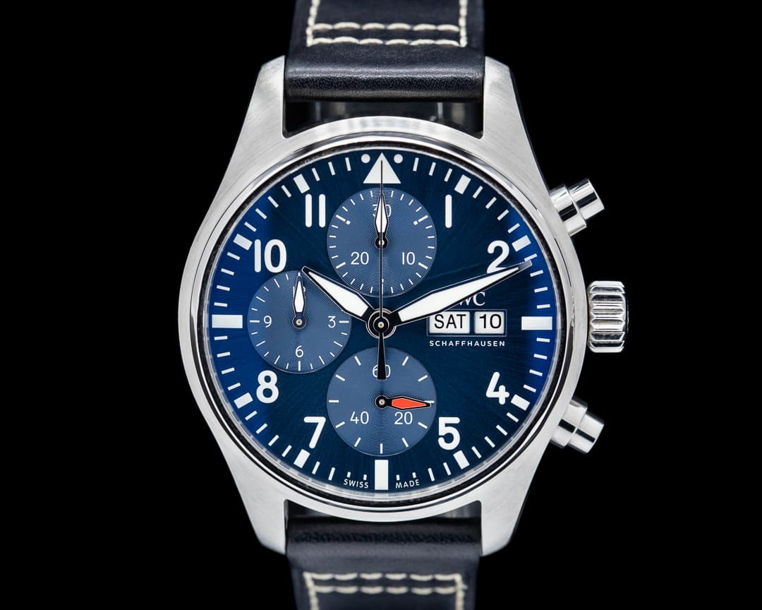 IWC Pilots Watch Chronograph 41mm SS Blue Dial