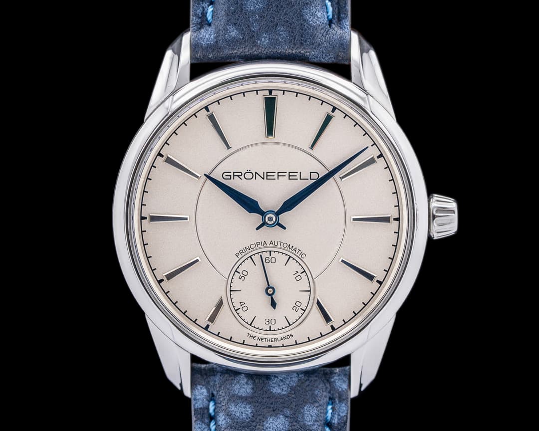 Gronefeld 1941 Principia Automatic Steel Rhodium Dial