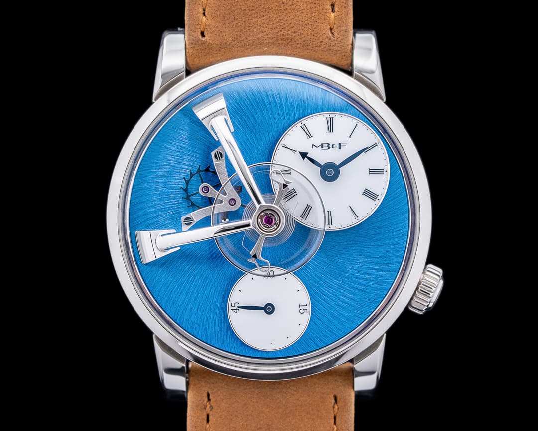 MB&F LM101 Legacy Machine SS / Blue Dial