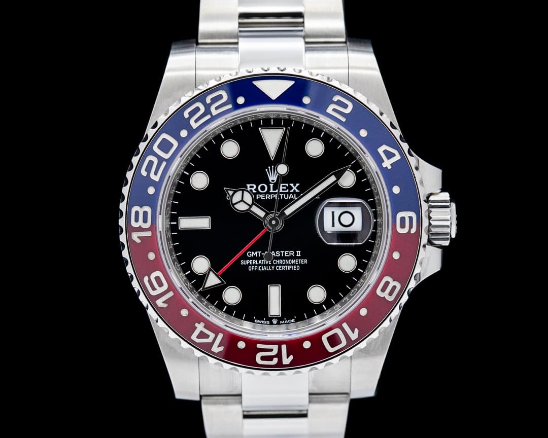 Rolex GMT Master II Ceramic 126710BLRO "Pepsi" SS / Oyster