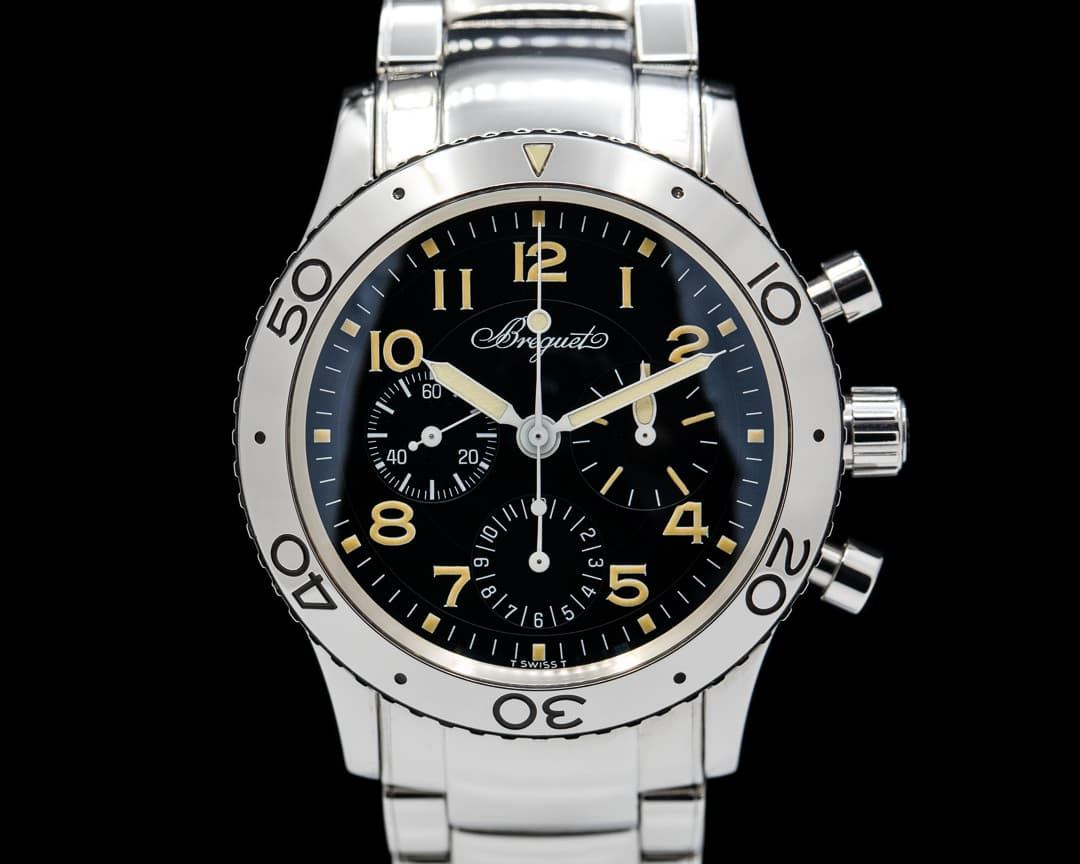 Breguet Type XX Aeronavale SS/SS Black Dial NICE PATINA