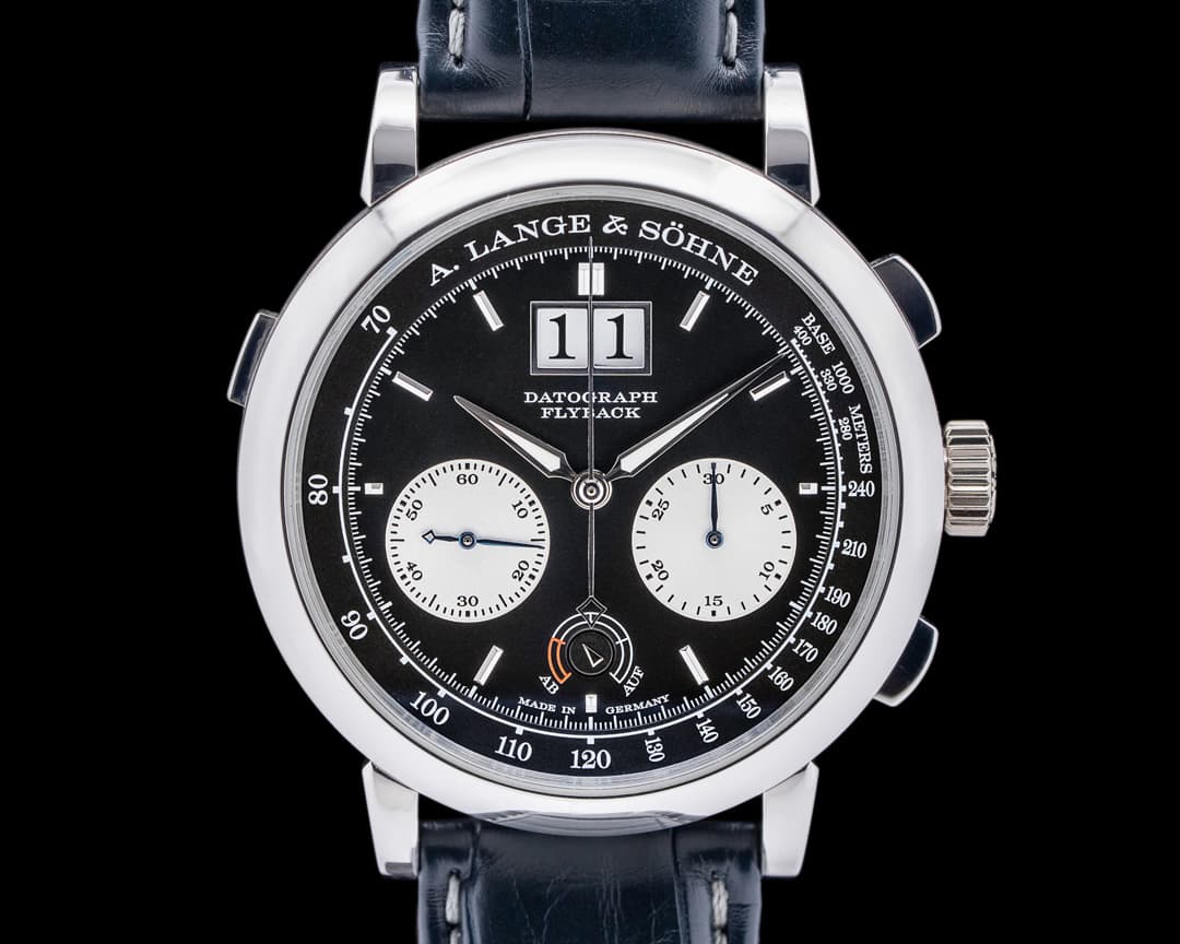 A. Lange and Sohne Datograph 405.035 Up / Down Flyback Platinum