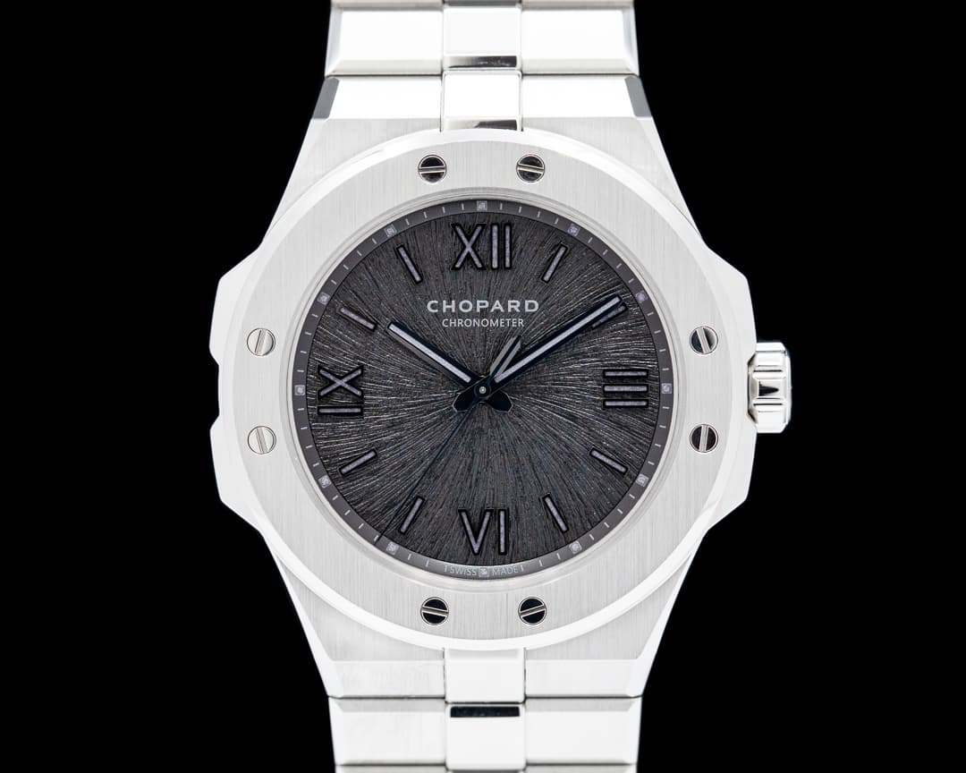 Chopard Alpine Eagle Black Dial 41mm SS Shikkoku Japan LIMITED