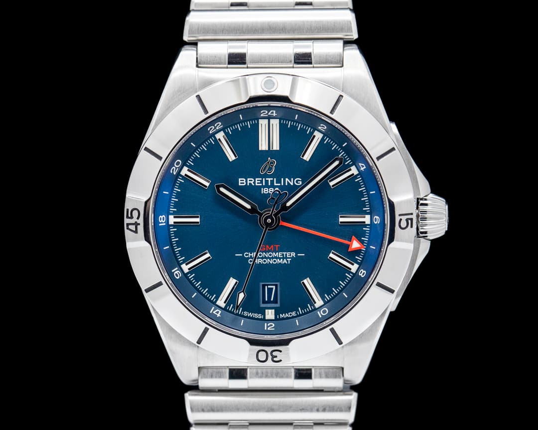 Breitling Chronomat Automatic GMT 40MM SS Blue Dial