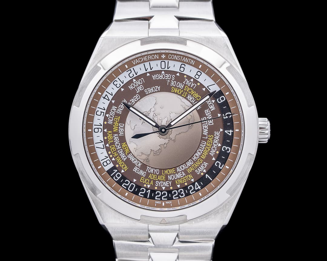 Vacheron Constantin Overseas 7700V World Time Brown Dial SS