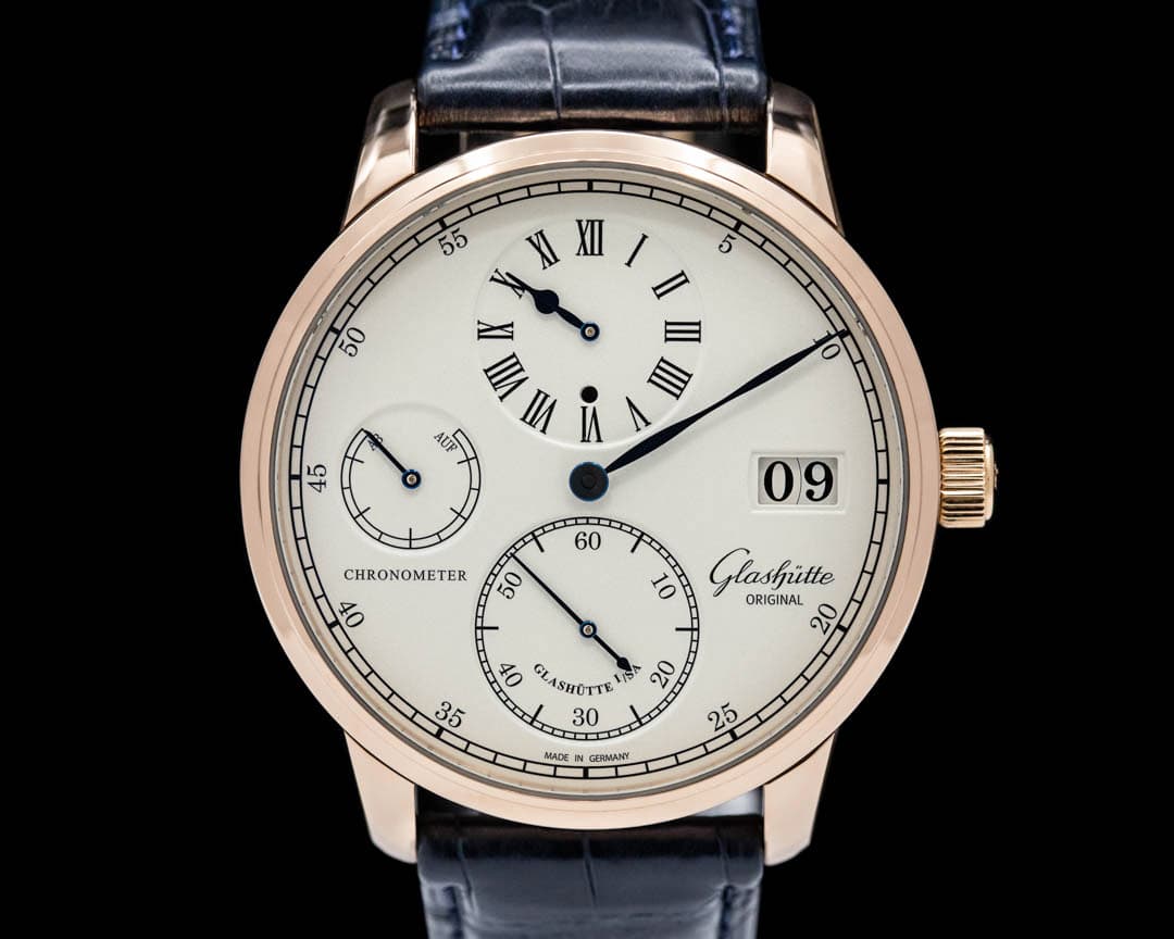 Glashutte Original Senator Chronometer Regulator 18K Rose Gold