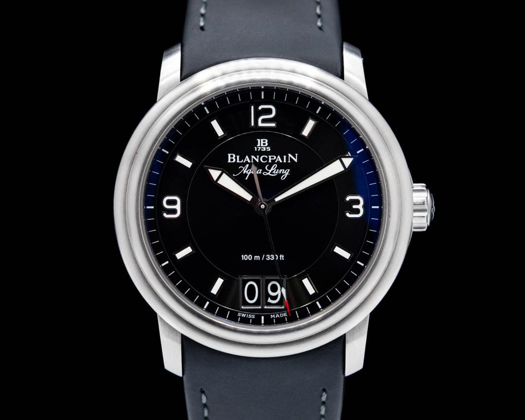 Blancpain Aqualung SS Big Date SS Rubber Strap