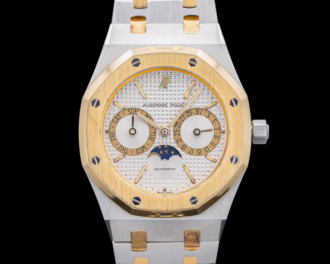 Audemars Piguet Royal Oak 25594 Day Date Moon SS / 18K Yellow Gold FULL SET SERVICED
