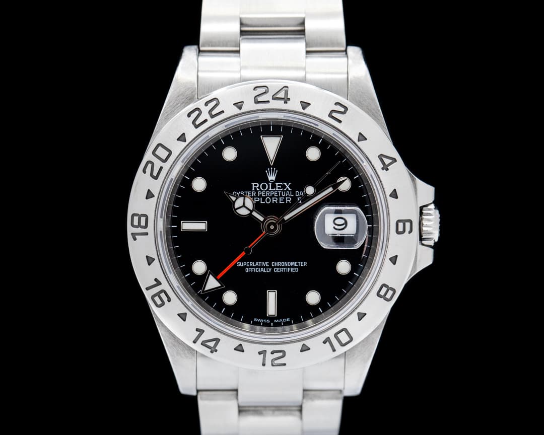 Rolex Explorer II SS Black Dial 16570