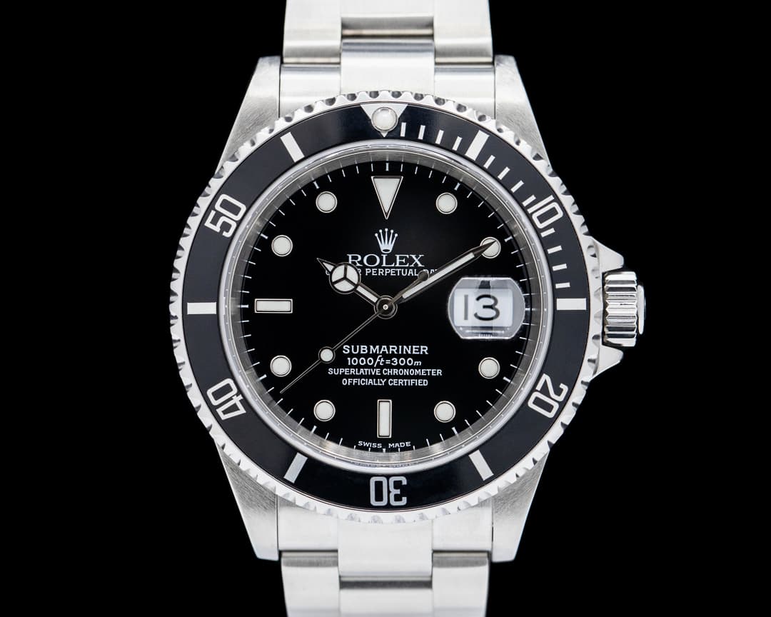 Rolex Submariner SS Black Dial FULL SET