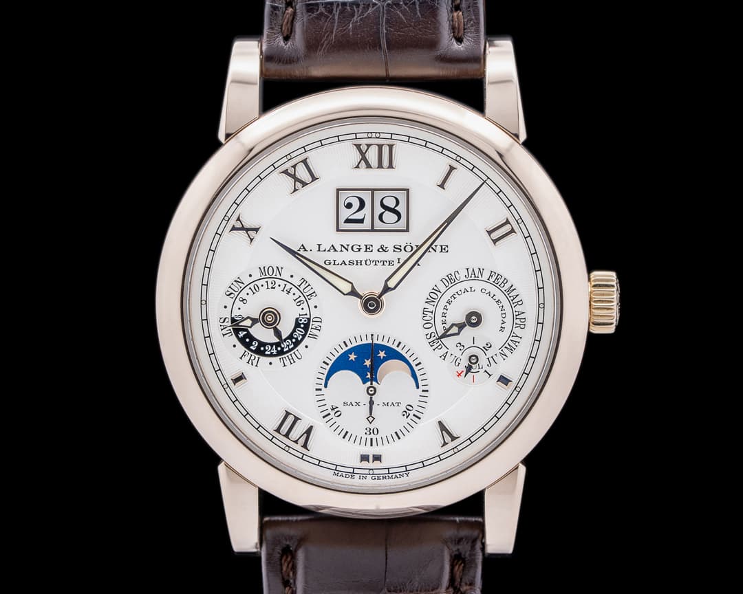 A. Lange and Sohne Langematik Perpetual Calendar HONEY GOLD Limited Edition