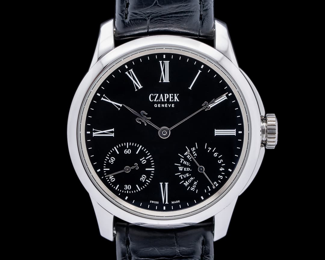 Czapek & Cie Quai des Bergues Black Enamel SS LIMITED