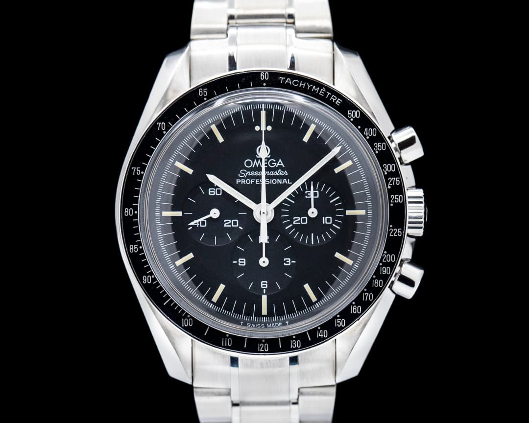Omega Speedmaster Professional Black Dial SS Hesalite/Sapphire