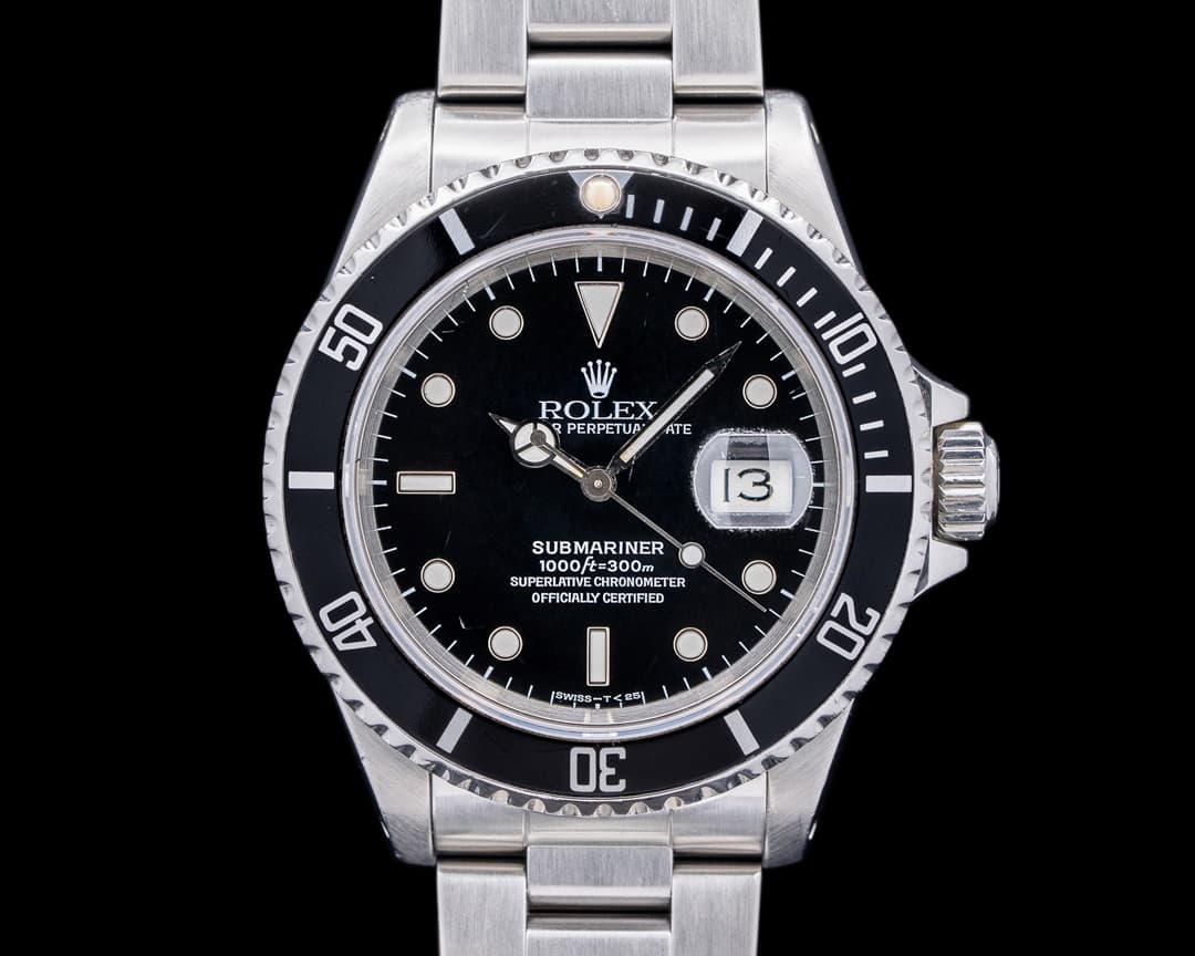 Rolex Submariner SS Black Dial FULL SET
