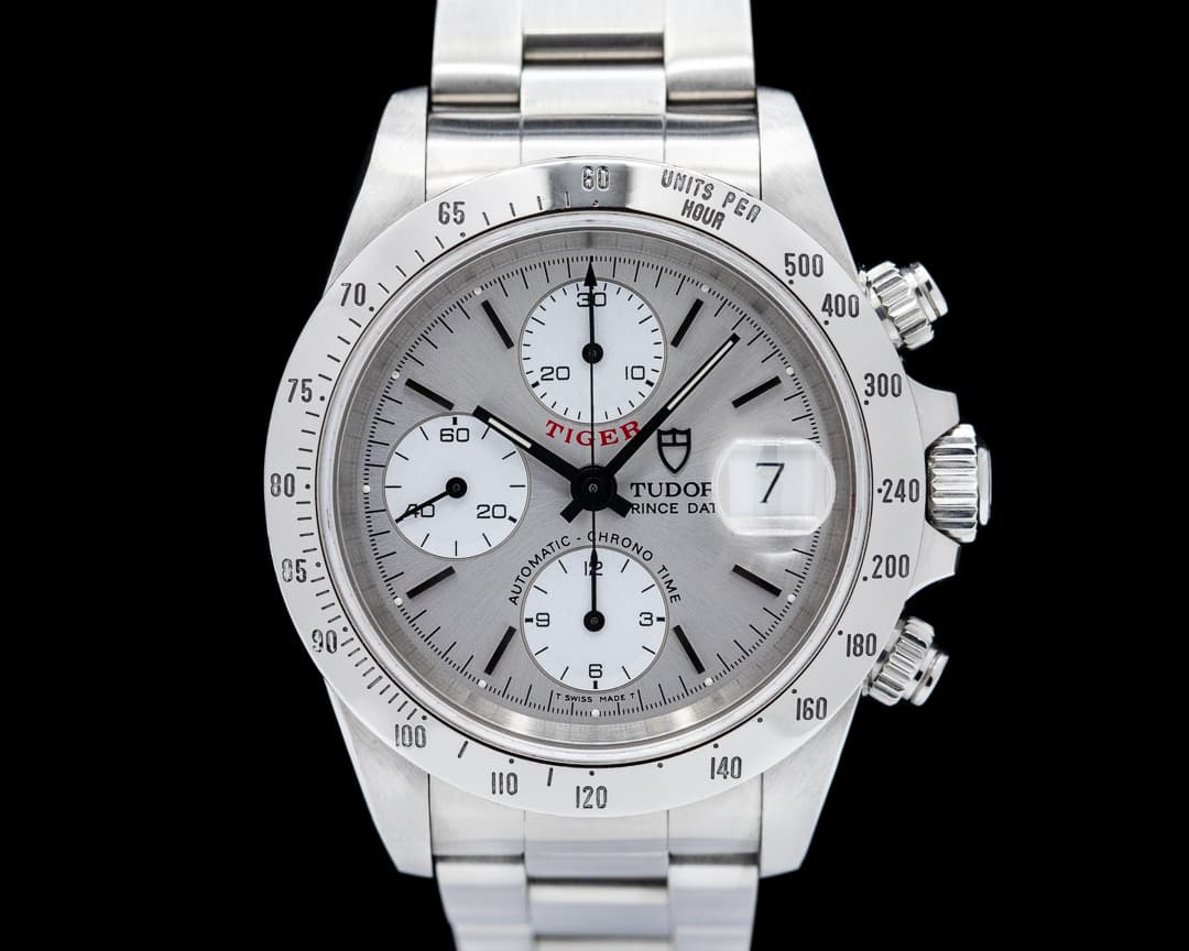 Tudor Tiger Chronograph "Rolex Crown Club" SS/SS Silver Dial