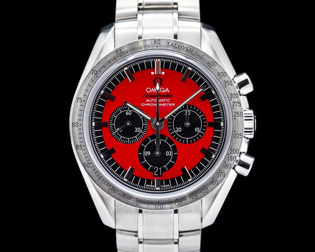 Omega Speedmaster Michael Schumacher "The Legend" Red Dial