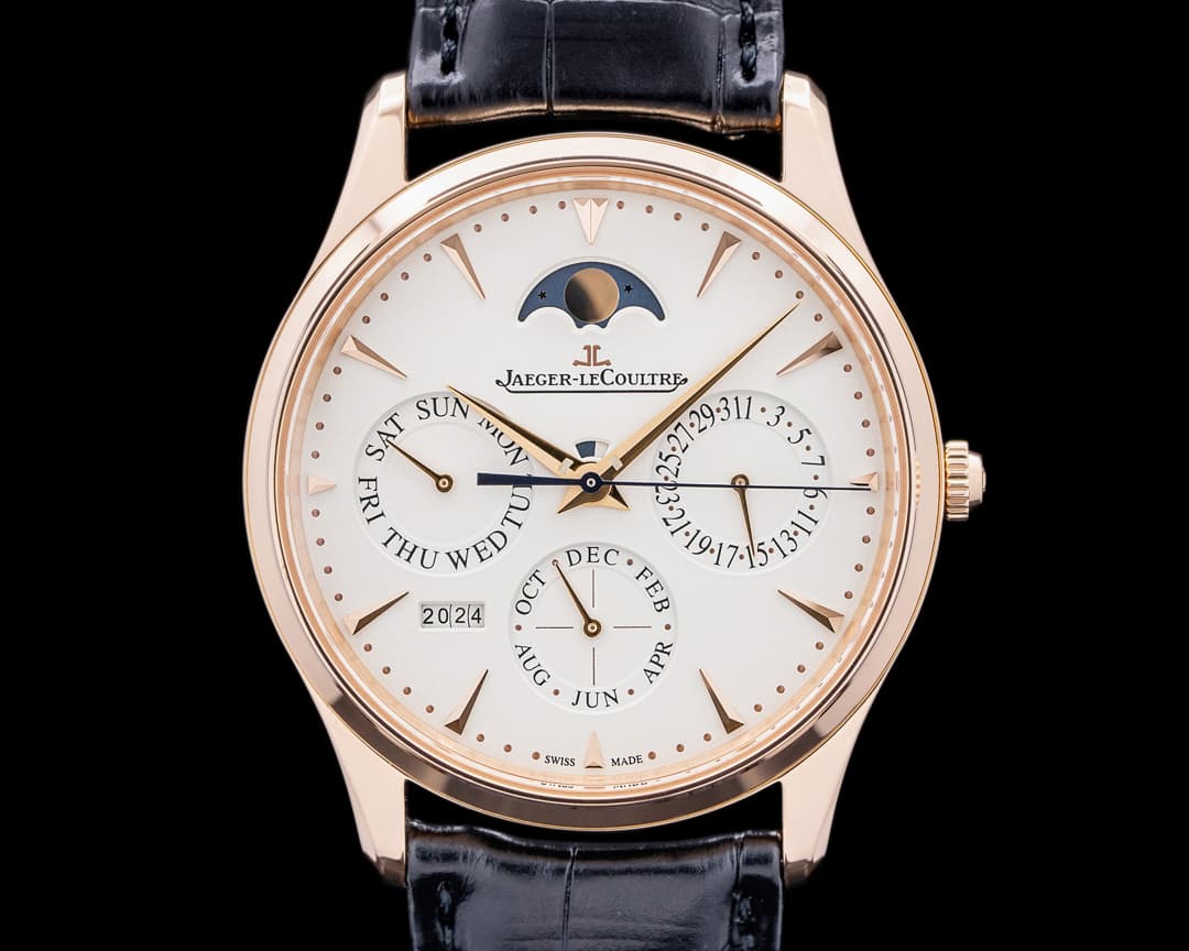 Jaeger LeCoultre Master Ultra Thin Perpetual Calendar Rose Gold / Cream Dial UNWORN