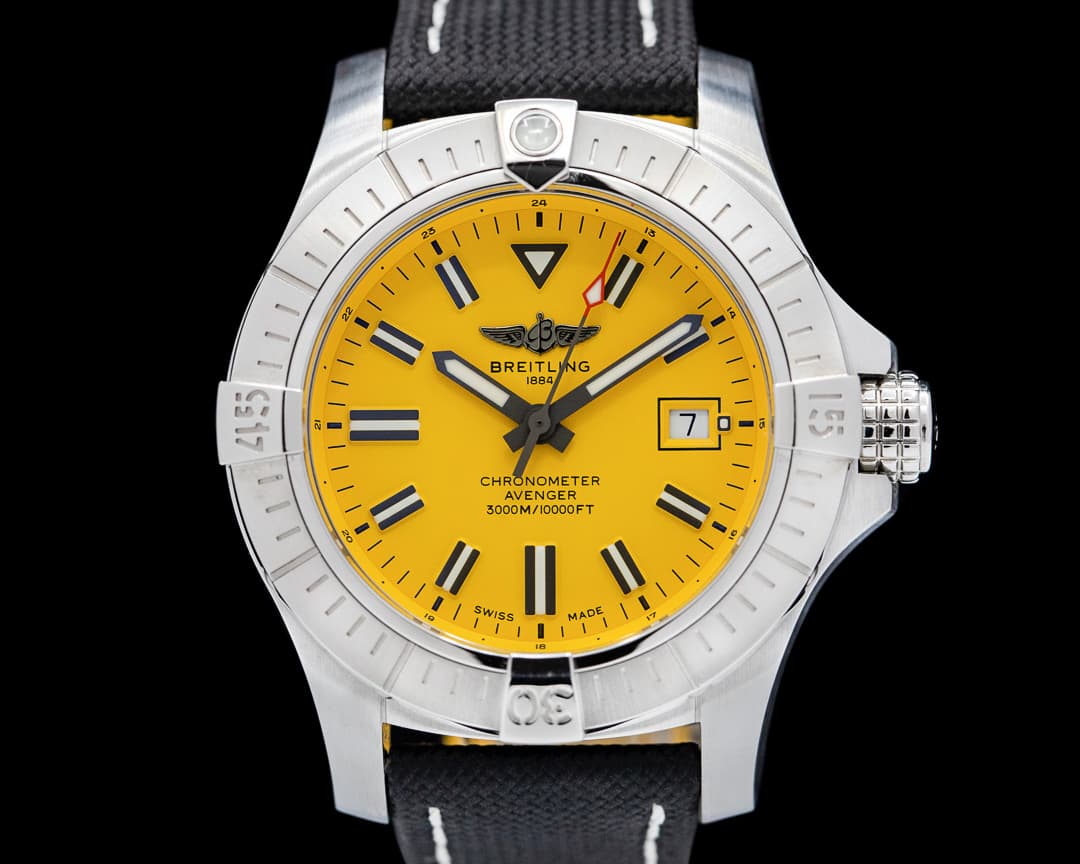 Breitling Avenger Automatic 45 Seawolf Yellow SS