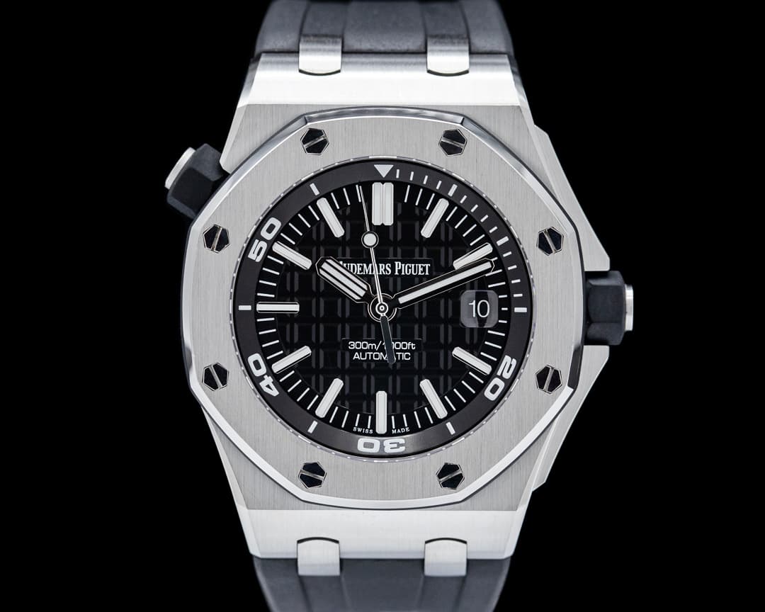 Audemars Piguet Royal Oak 15710ST Offshore Diver Black SS / Rubber