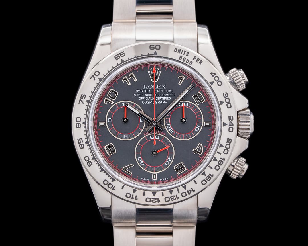 Rolex Daytona 116509 Slate Arabic Racing Dial 18K White Gold