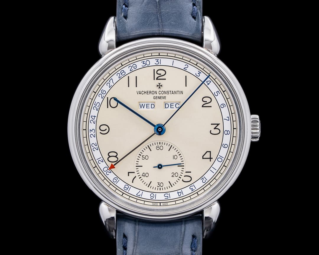 Vacheron Constantin Les Historiques 1942 Triple Calendar SS BLUE