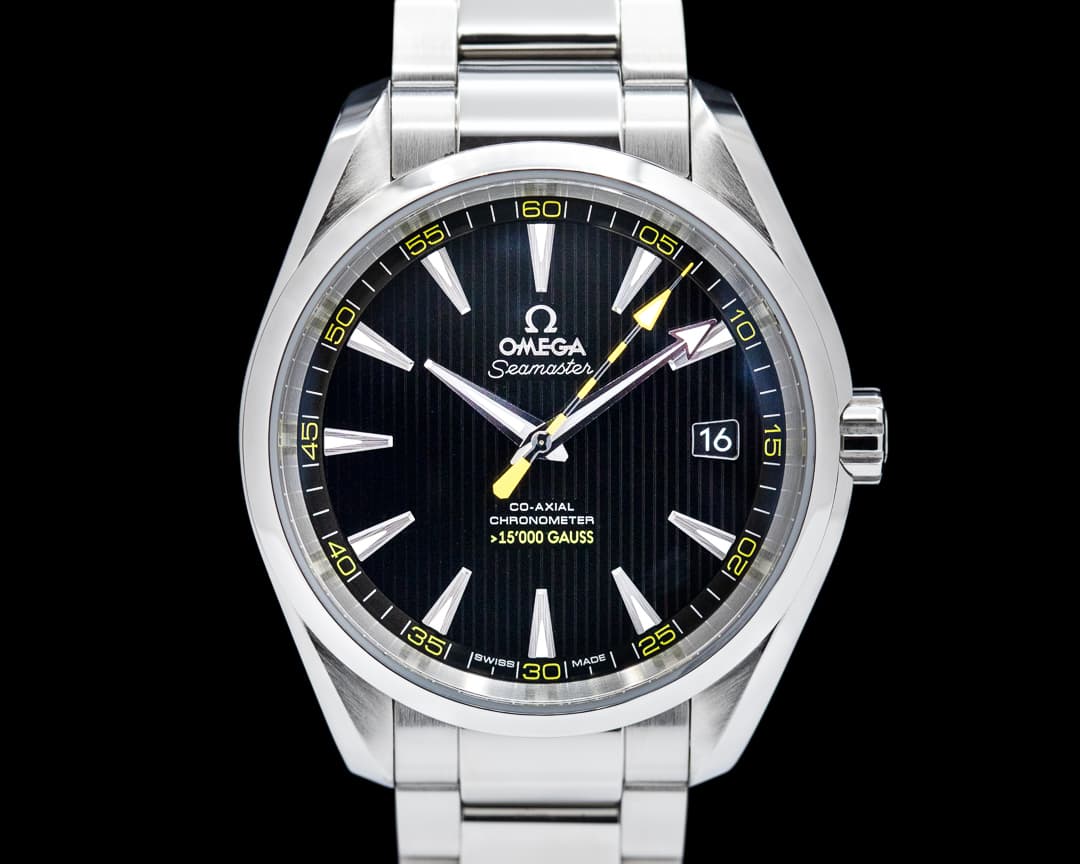 Omega Aqua Terra 150M Co-Axial Date Black Dial SS