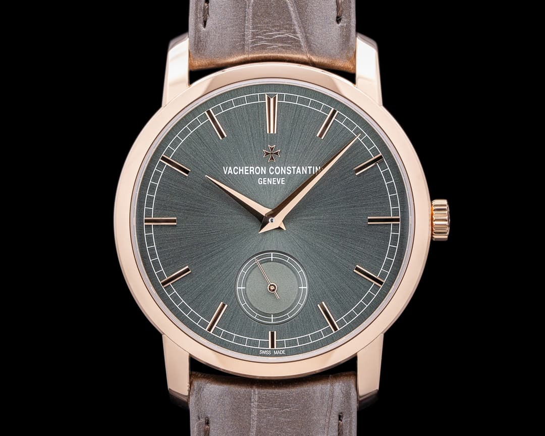 Vacheron Constantin Traditionnelle manual-winding 18K Rose Gold Green Dial