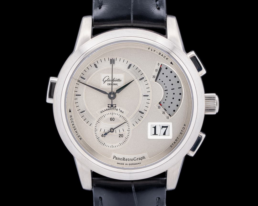 Glashutte Original PanoRetroGraph WG RARE
