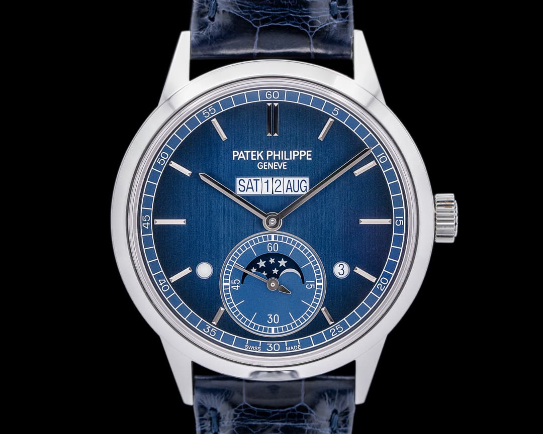 Patek Philippe 5236P In Line Perpetual Calendar Platinum Blue Dial 2023