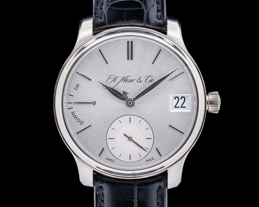 H. Moser and Cie. Endeavour Perpetual Calendar 1 18K White Gold