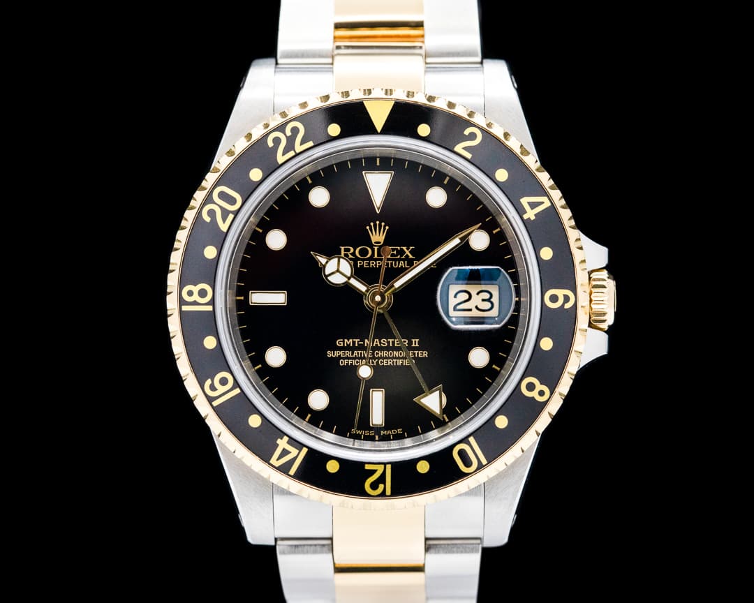 Rolex GMT Master II 18K / SS Box & Papers SHARP