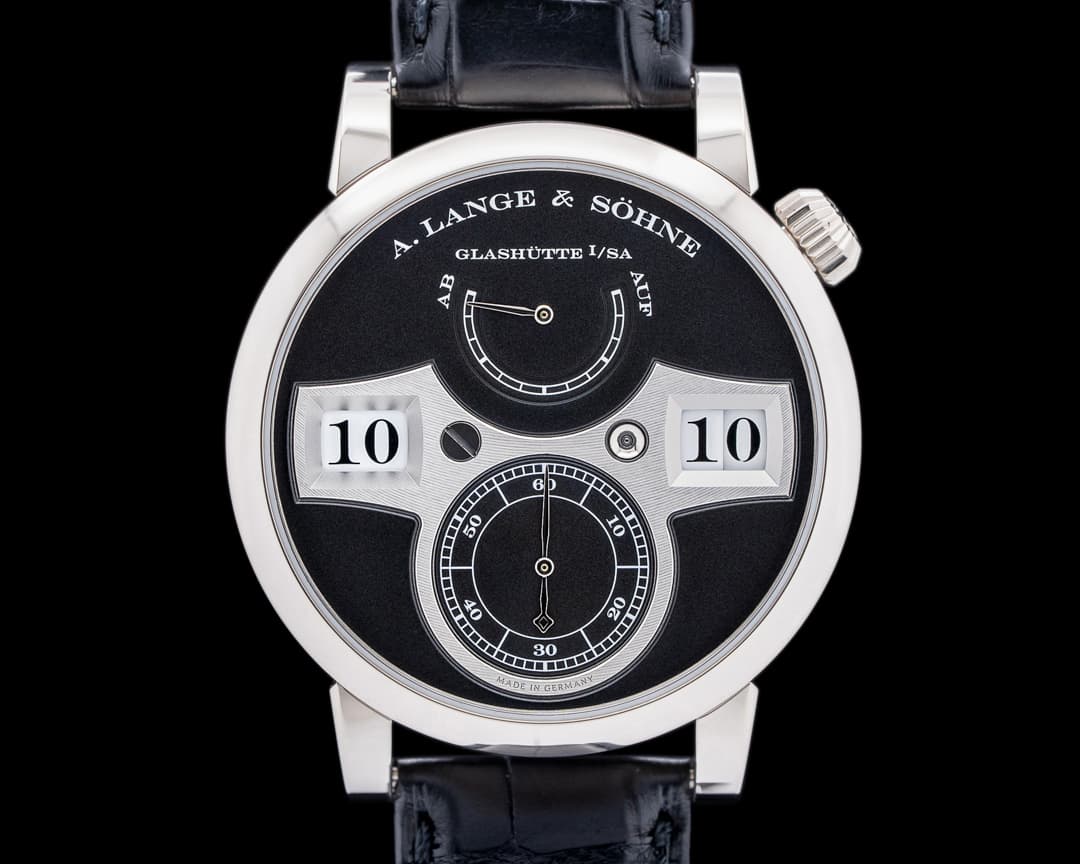 A. Lange and Sohne Zeitwerk 140.029 18K White Gold