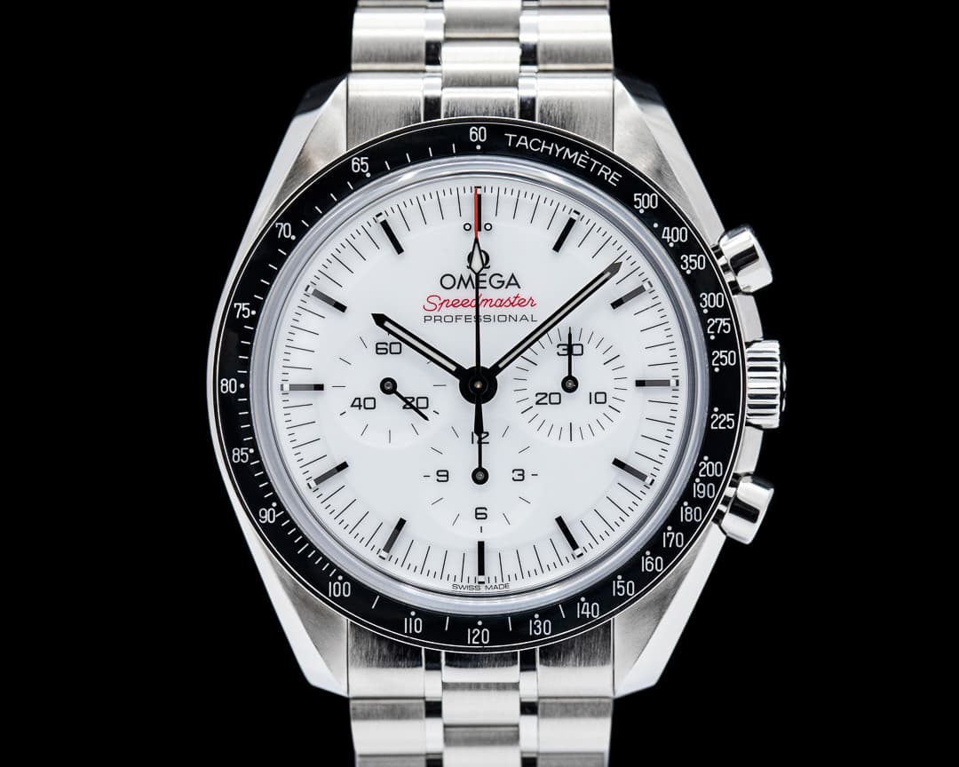 Omega Speedmaster Professional Sapphire Sandwich White Dial NEW MODEL 2024