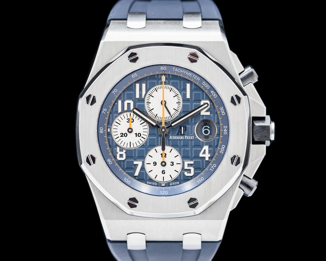Audemars Piguet Royal Oak Offshore Chronograph Blue Dial SS / Rubber