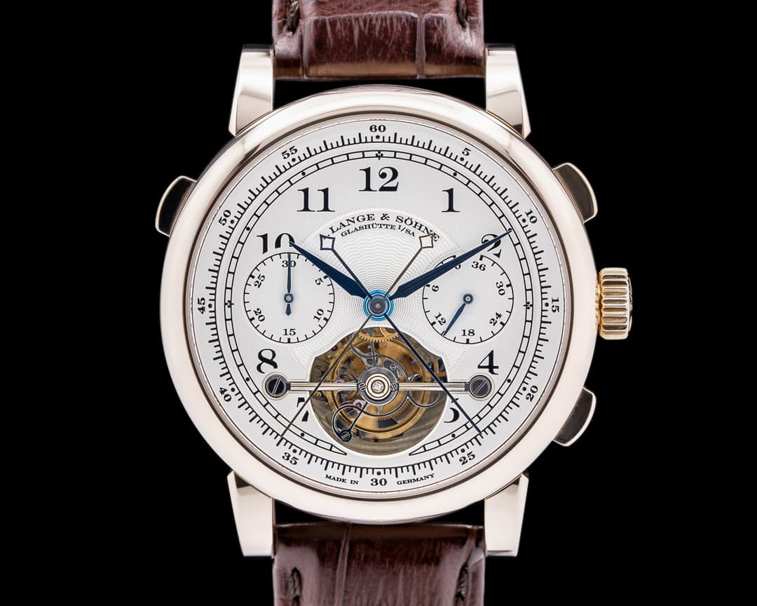 A. Lange and Sohne Tourbograph "Pour Le Merite" "F.A. Lange Homage 165th Anniversary" HONEY