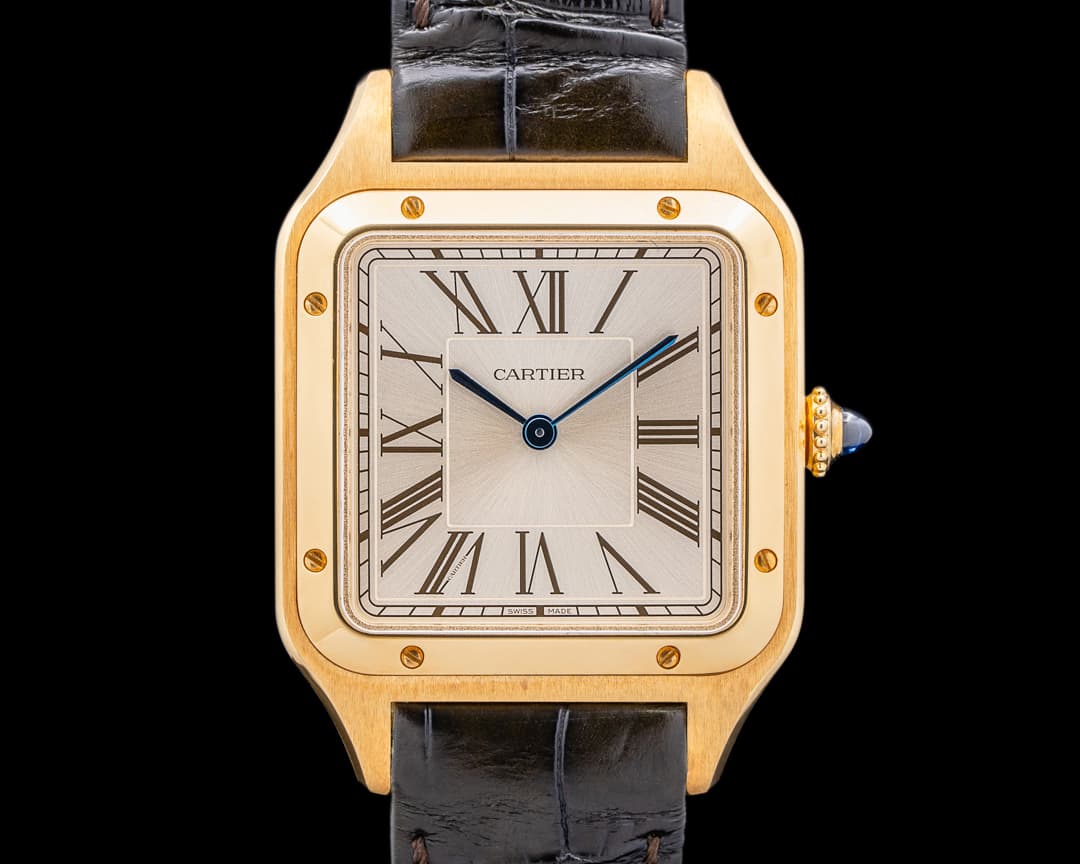 Cartier Santos-Dumont "La Baladeuse" Large 18K Yellow Gold LIMITED