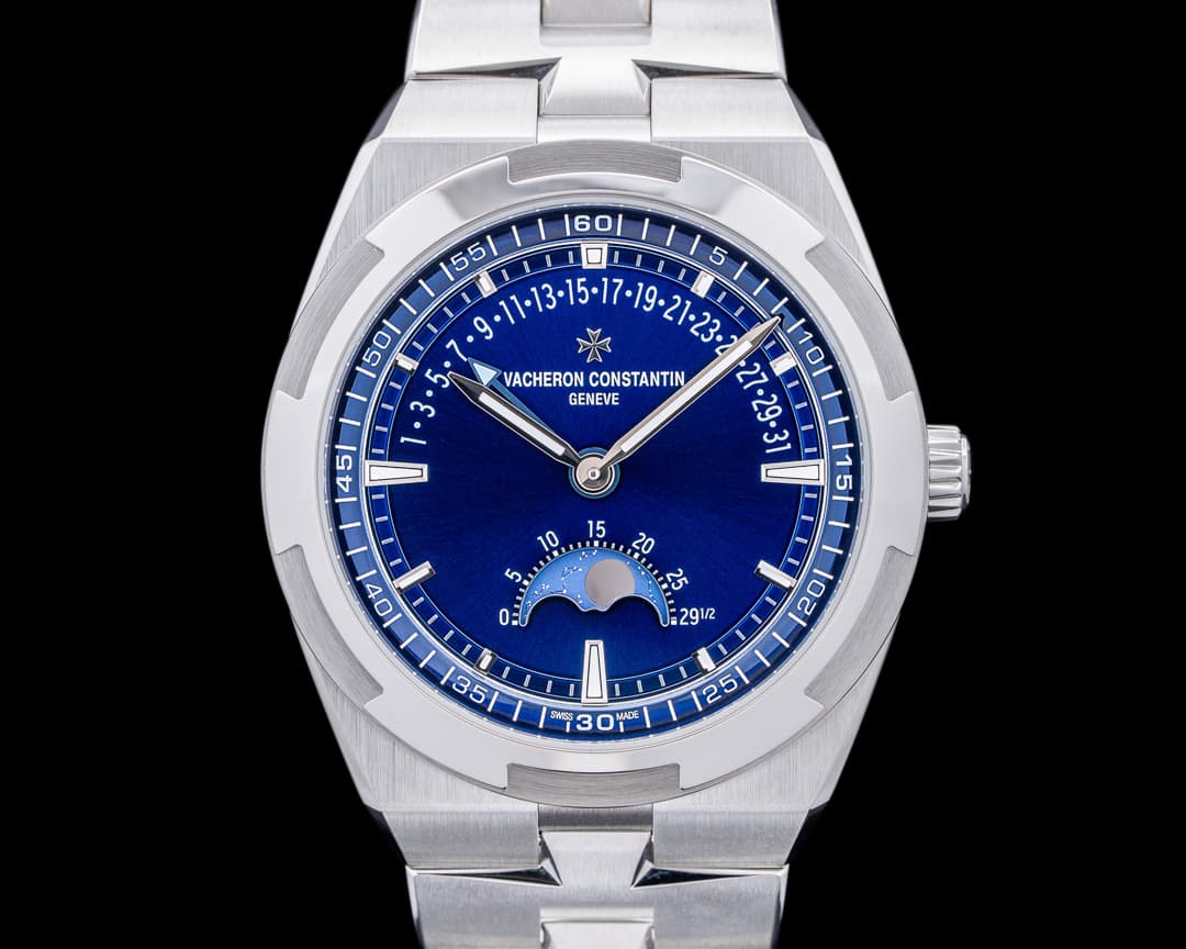 Vacheron Constantin Overseas Moonphase Retrograde Date SS Blue Dial 2024