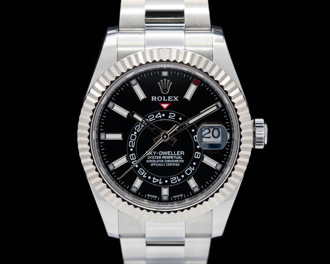 Rolex Sky Dweller 326934 SS Black Dial