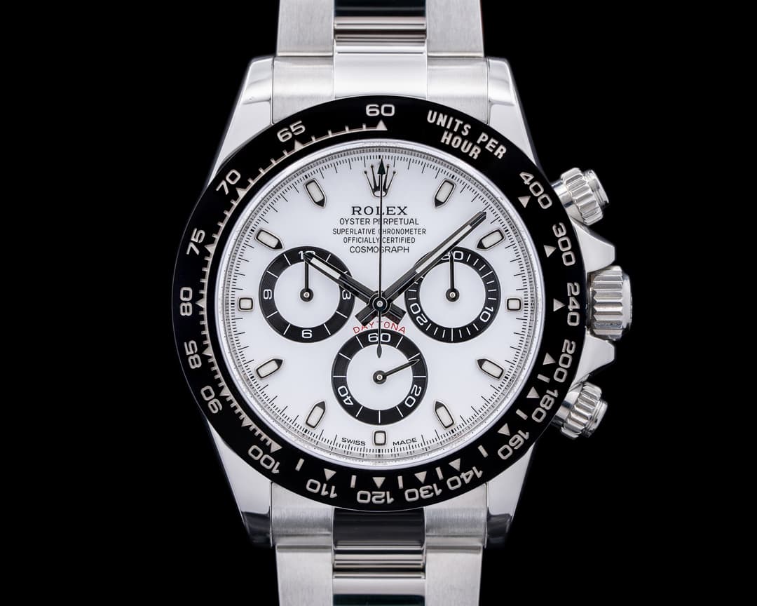 Rolex Daytona 116500 Ceramic Bezel SS / White Dial